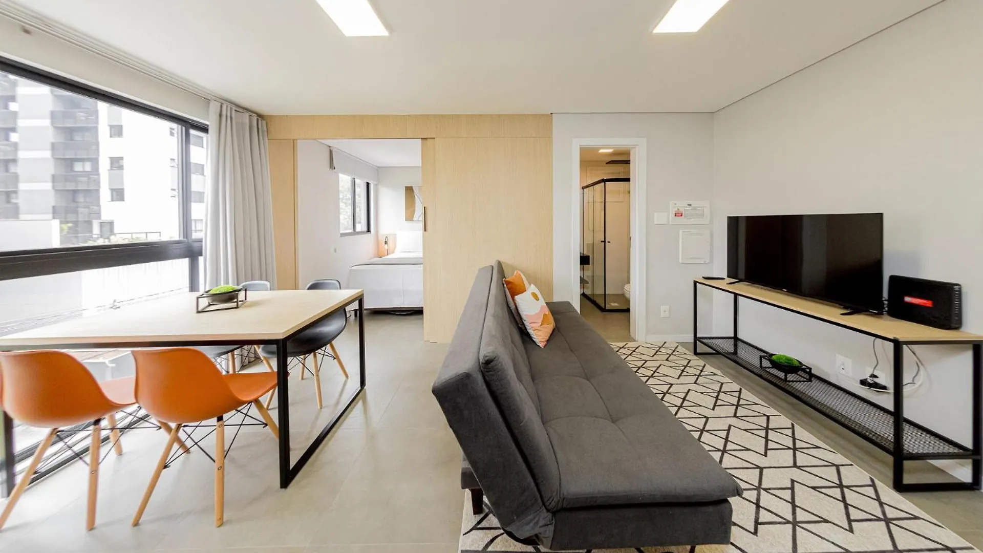 Appartamento Apto 1 Quarto Moderno P/ 4 Pessoas - Wd3573 Joinville Brasile