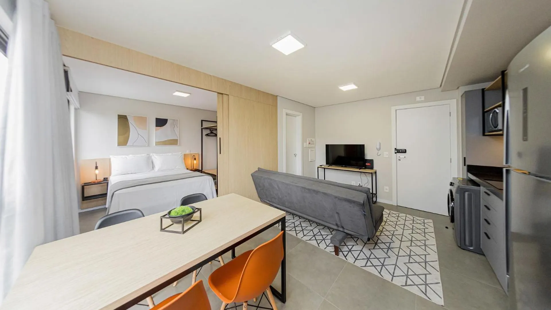 Apto 1 Quarto Moderno P/ 4 Pessoas - Wd3573 Joinville